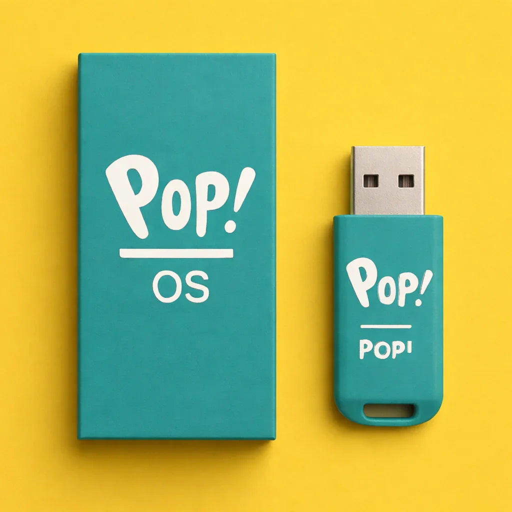 USB con el instalador de Pop OS + Guía + Asesoría